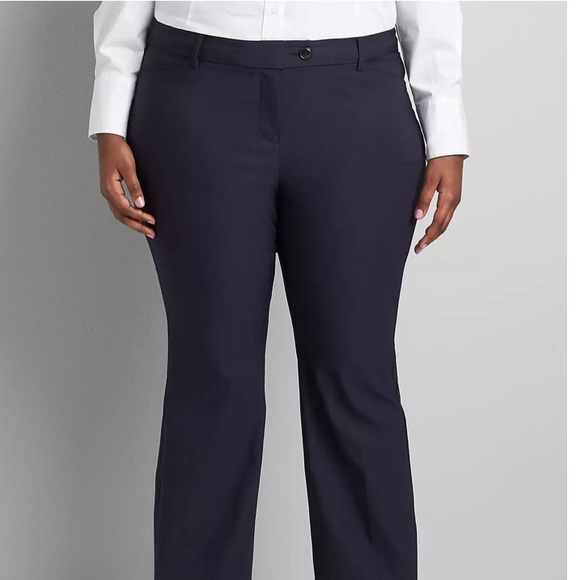 Lane Bryant • NWT Signature Fit Navy Boot 4-Season Flex Magic Waistband Pant - Picture 2 of 7